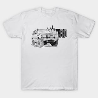 Land cruiser series 80 T-Shirt